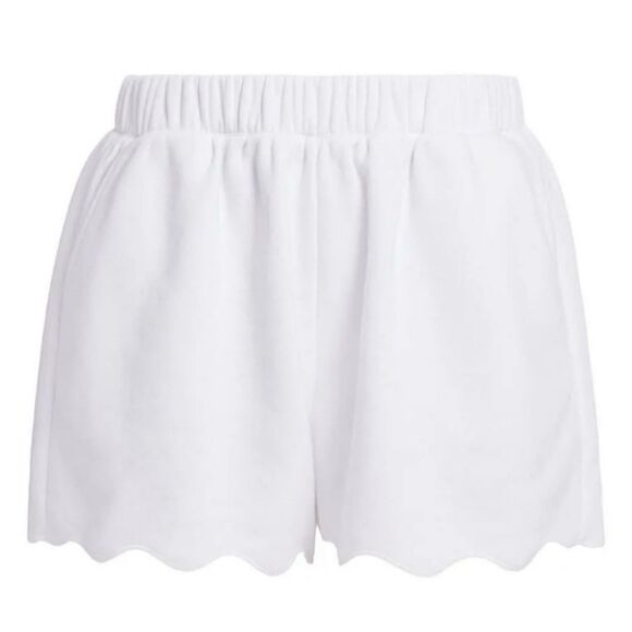 🔥NWT Splendid White "Nori" Scalloped Hem Top & Shorts Set Small - Picture 7 of 7